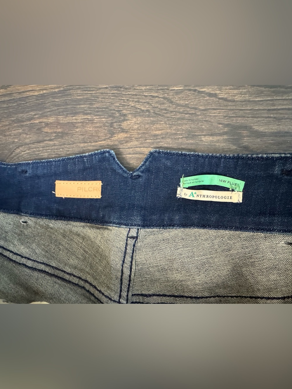 The Pier Relaxed Trouser Jeans Pilcro Anthropologie NWOT Size 16W Plus $138 - Picture 9 of 16